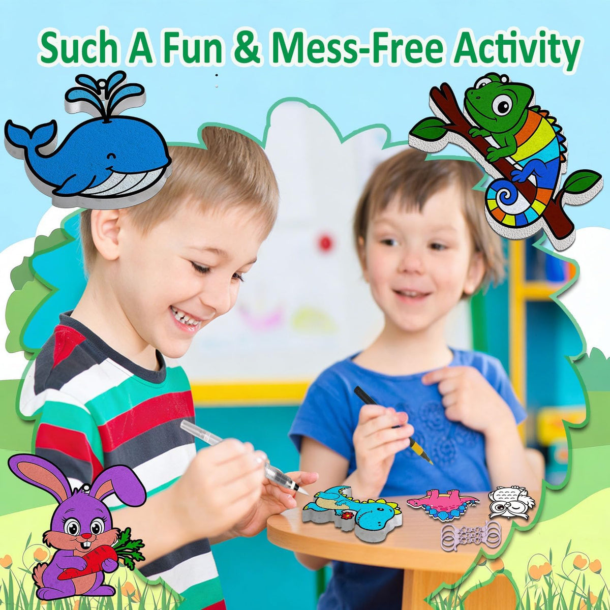 Mess-Free Magic Water Painting Craft