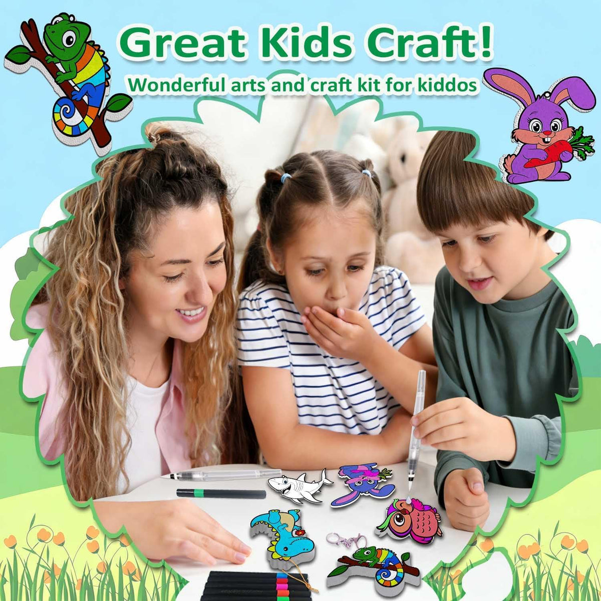 Mess-Free Magic Water Painting Craft