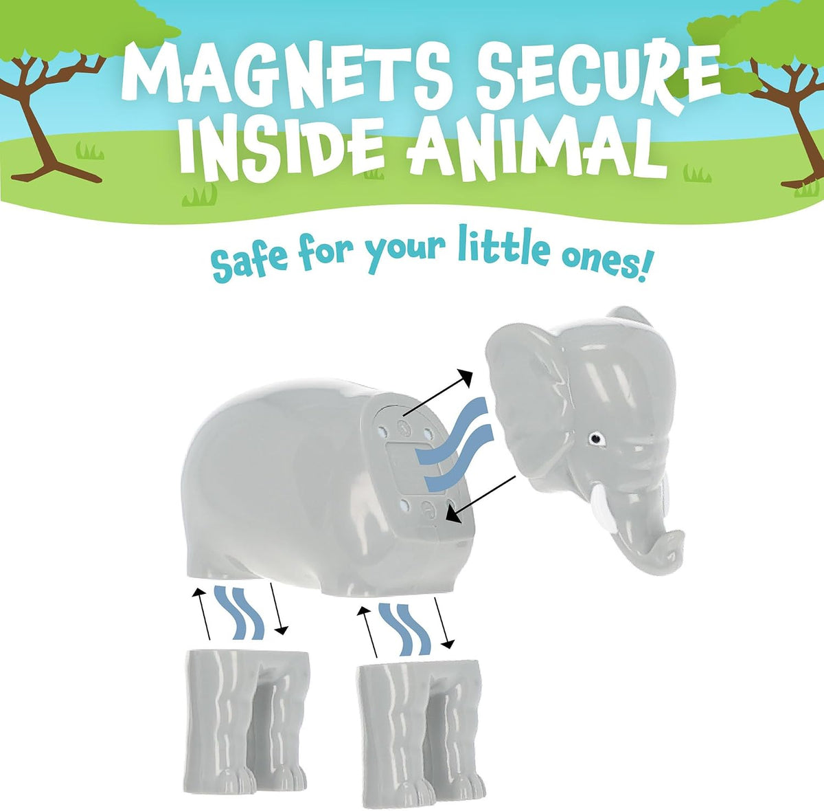 Playthings Magnetic Mix or Match Animals