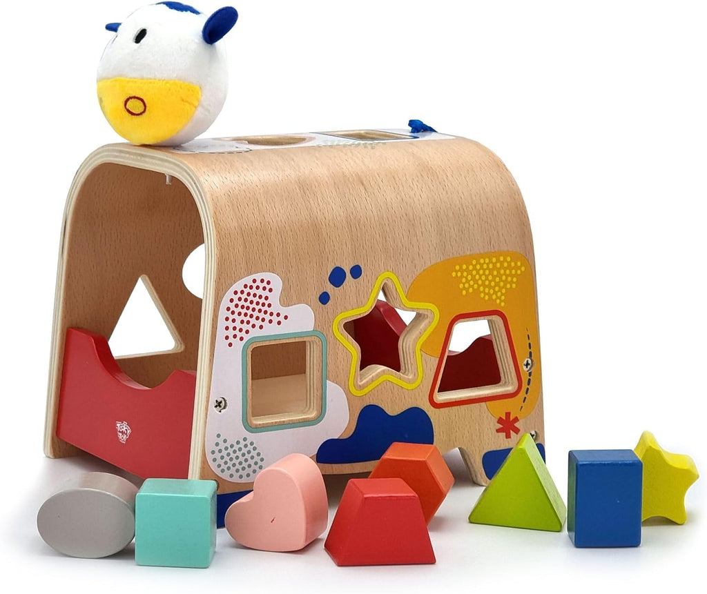 A B Gee TookyToy Shape Sorter Activity Toy 9-Piece Set
