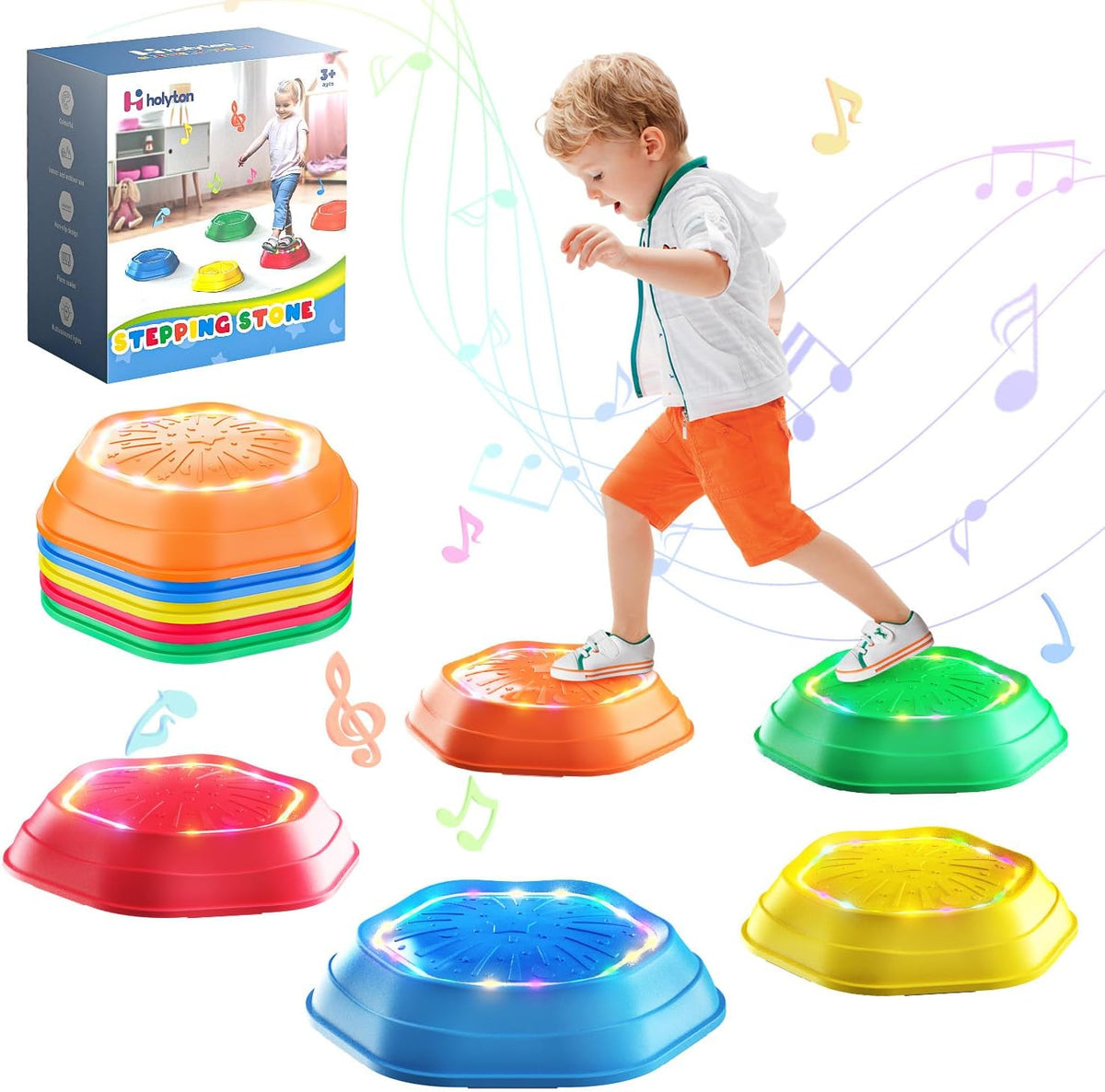 Light-Up Musical Stepping Stones