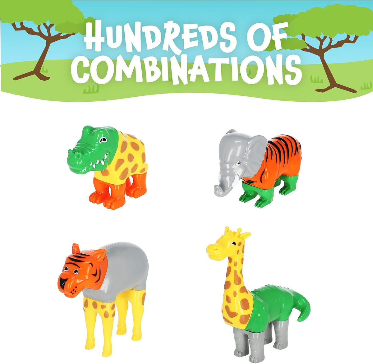 Playthings Magnetic Mix or Match Animals