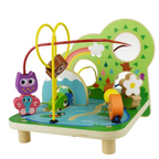 Tooky Toy Forest Bead Maze: Forest Woodland Themed Tabletop Bead Maze with Animals for Kids