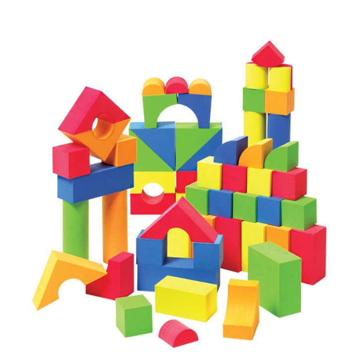 Educational EVA Foam Building Blocks | Ideal Construction Toys for for Girls, Boys, Toddlers