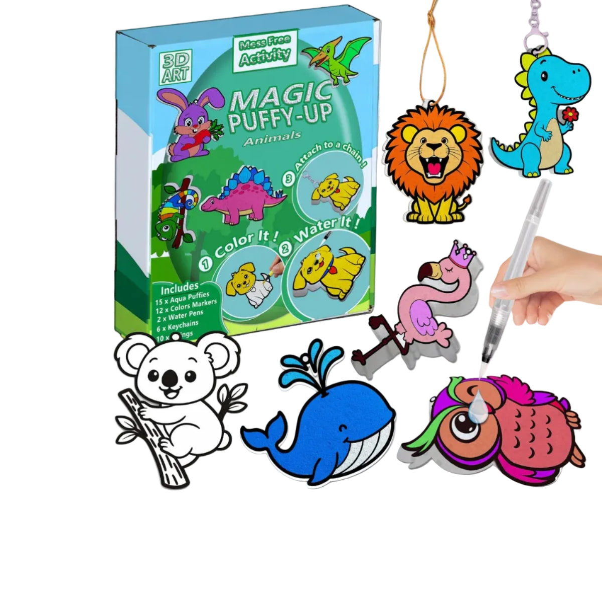 Mess-Free Magic Water Painting Craft