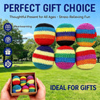 6PCS Hand-Made Knitted Footbag