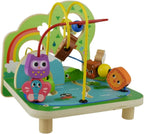 Tooky Toy Forest Bead Maze: Forest Woodland Themed Tabletop Bead Maze with Animals for Kids