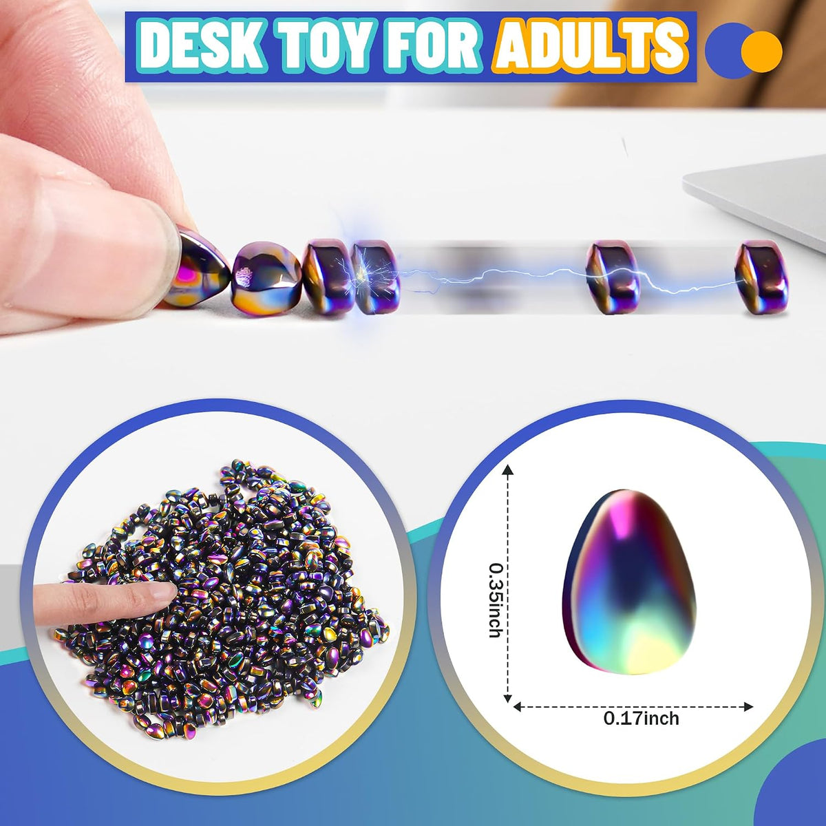 Sensory Stress Fidgets Beads Stones